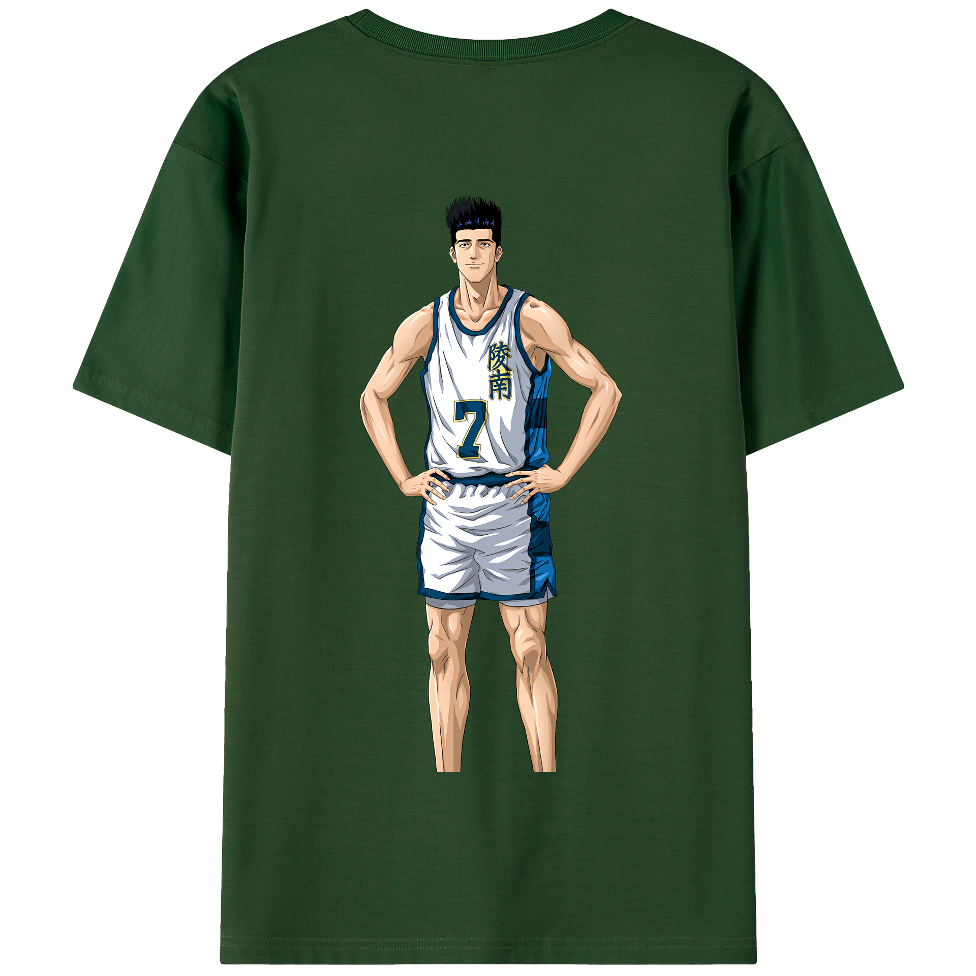 SLAM DUNK／スラムダンク 綿100％半袖Tシャツ（背面プリント）